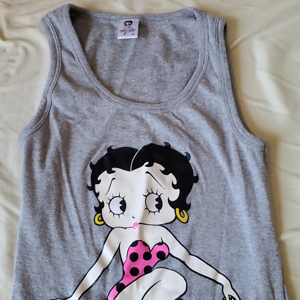 Betty Boop Girls Tank Top